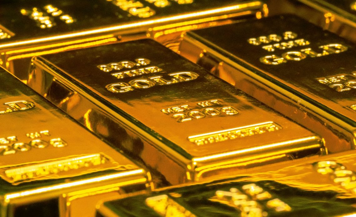 gold and black metal tool